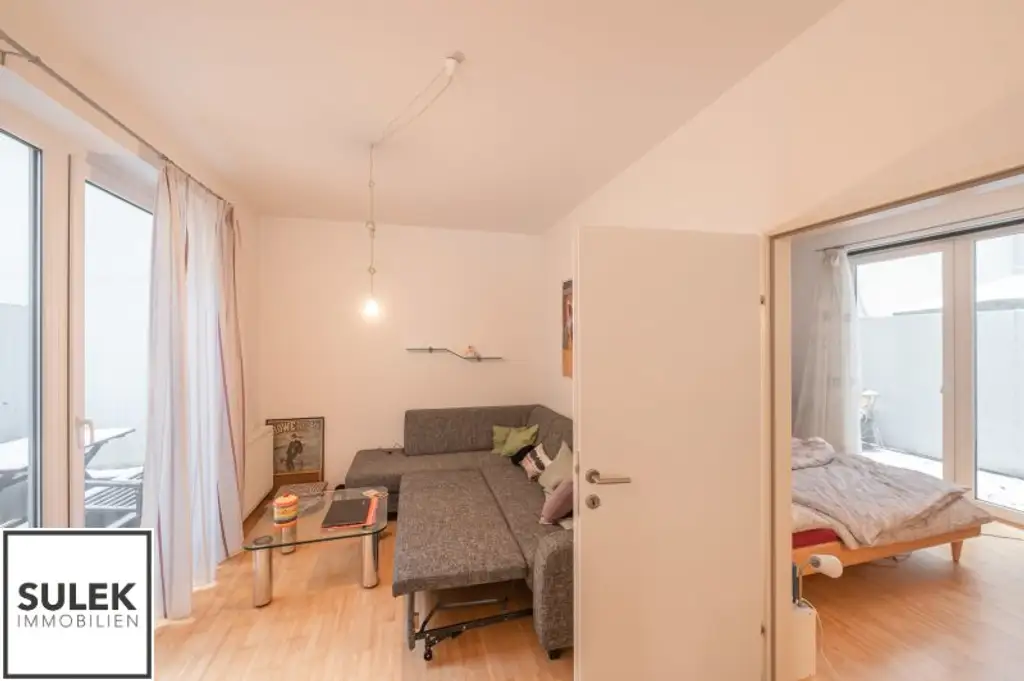 Gemütliche, ruhige 2-Zimmer Neubauwohnung mit Innenhof-Terrassen (Kaiserstraße nahe U6) - ab 1.12.25!