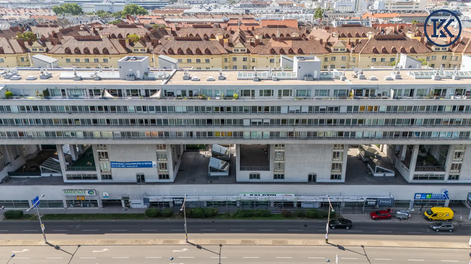 2 Zimmerwohnungen mit großer Terrasse im 8. Stockwerk!
