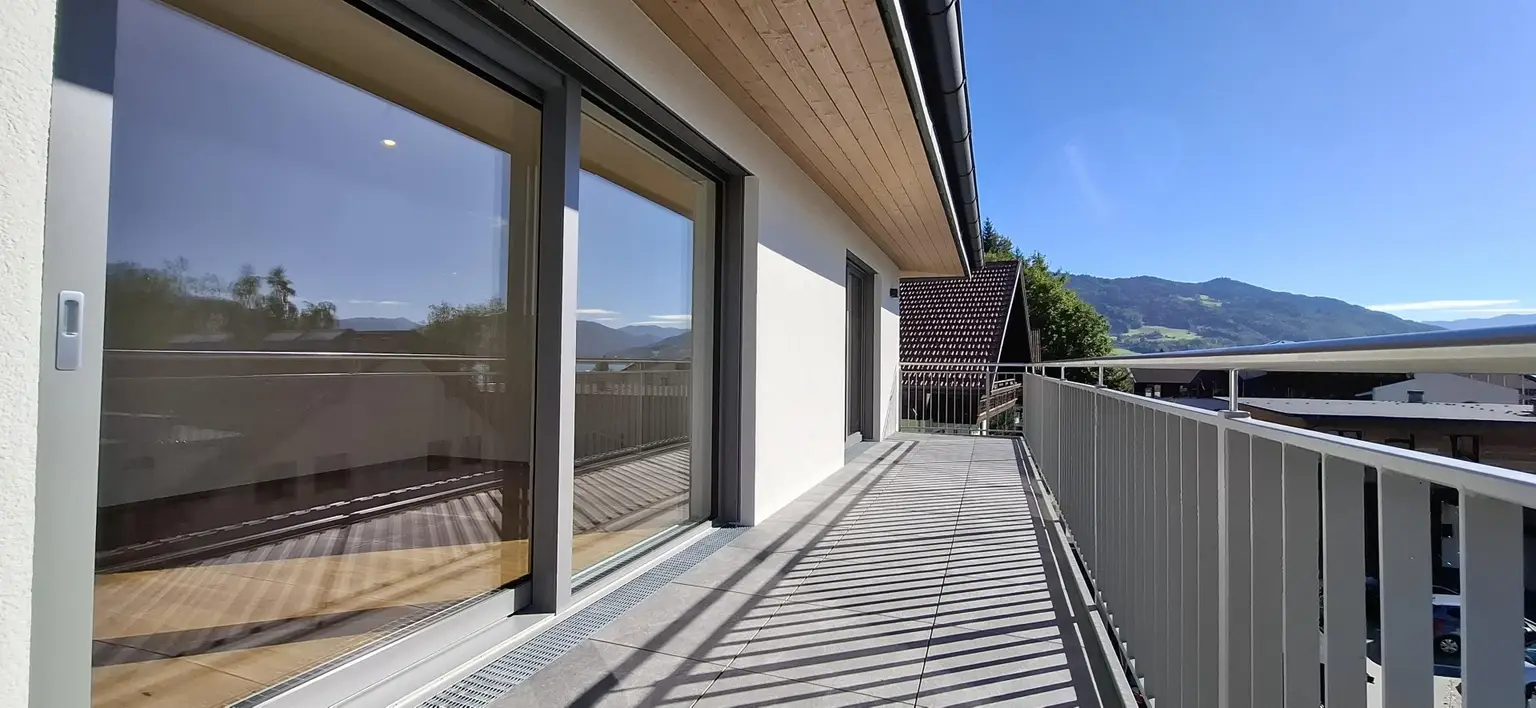 Exklusive 4.5-Zi-Neubauwohnung mit See- und Bergblick in Mondsee-Tiefgraben