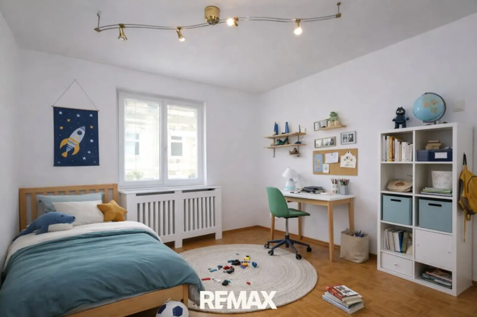 Kinderzimmer (virtuell eingerichtet)