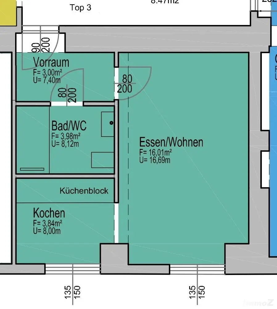 Grundriss Variante 3 klein