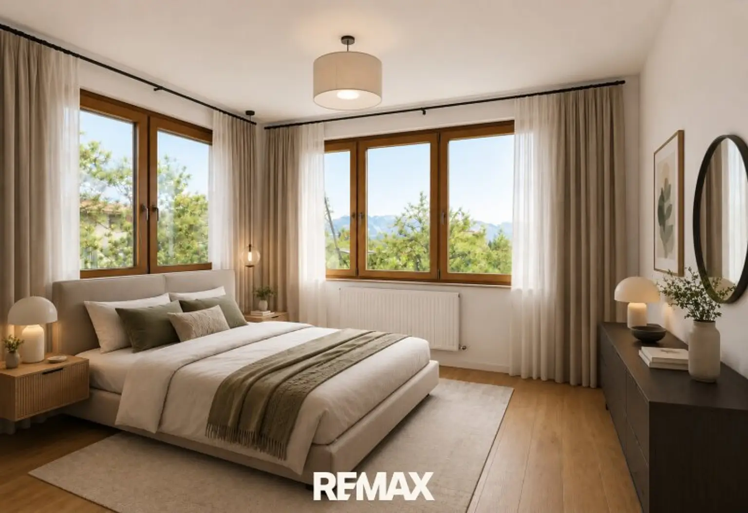 Schlafzimmer (virtuell eingerichtet)