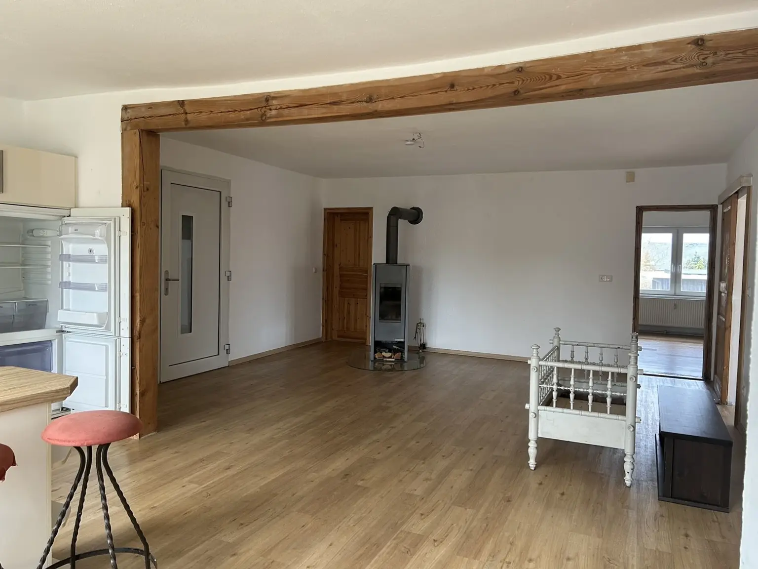 Der Blick über den Wohnbereich