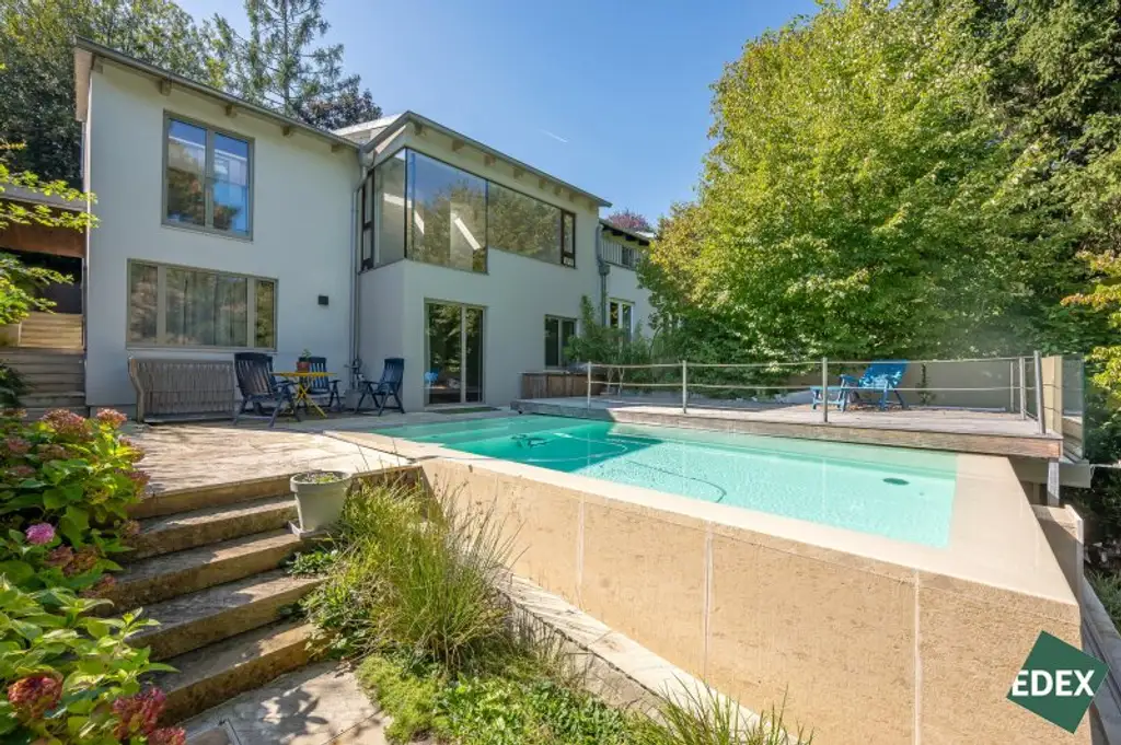 Ankommen, Aufatmen, Genießen - Villa mit Garten, Pool und Dachterrasse an den Weinbergen am Mauerer Berg