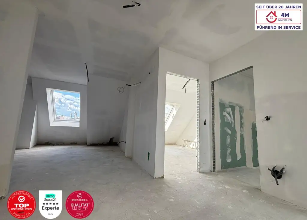 Erstbezug! Helle Neubauwohnung mit Terrasse im 4. Liftstock – perfekt für Paare & Jungfamilien