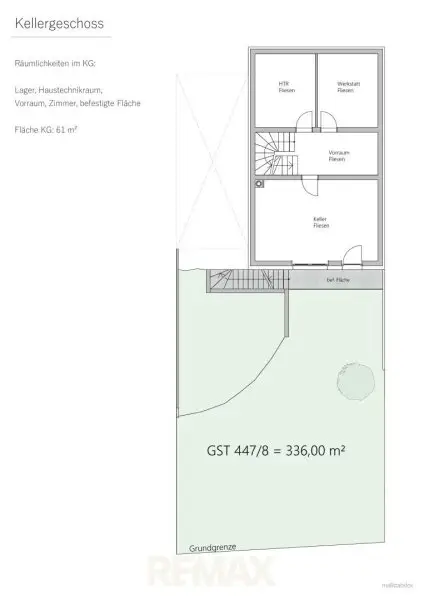 Haus 3 Planskizze Keller