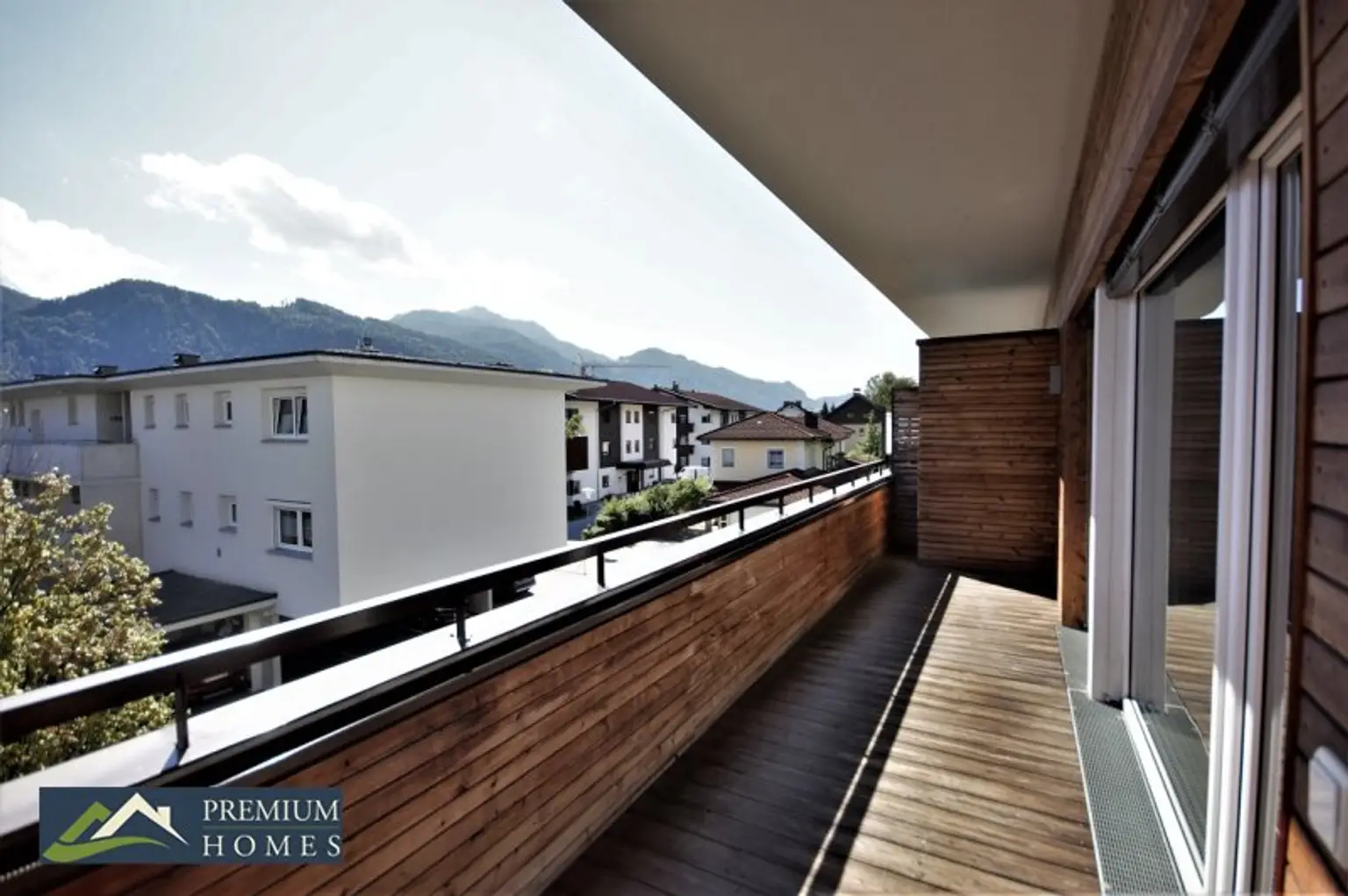Mietwohnung Kundl: K1 _Der Gipfel des Wohnens Top 5_ 59,37 m²_Balkon_Blick_Richtung Süden