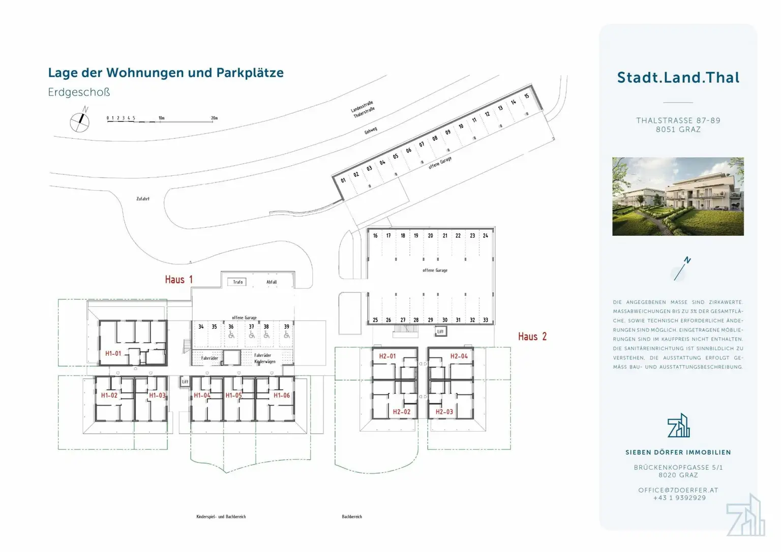 Übersichtsplan EG - Thalstraße