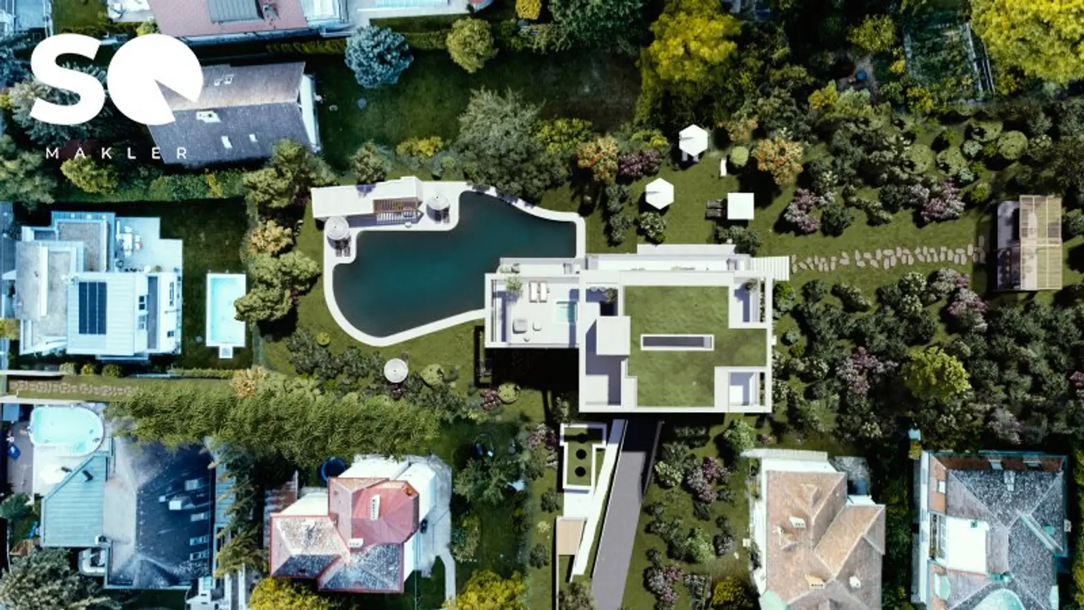 #SQ - EXKLUSIVE BAUBEWILLIGTE MODERNE VILLA AM KAHLENBERG