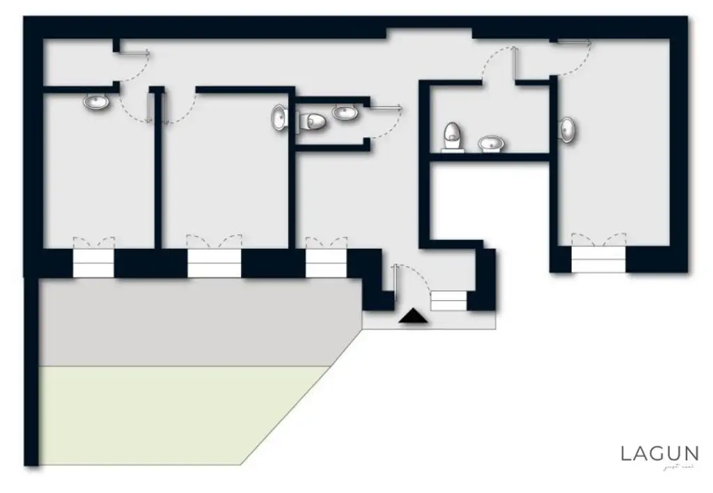 GRUPPENPRAXIS, ORDINATION, BÜRO, Innenhofgebäude mit Gartennnutzung ab 01.01.2026