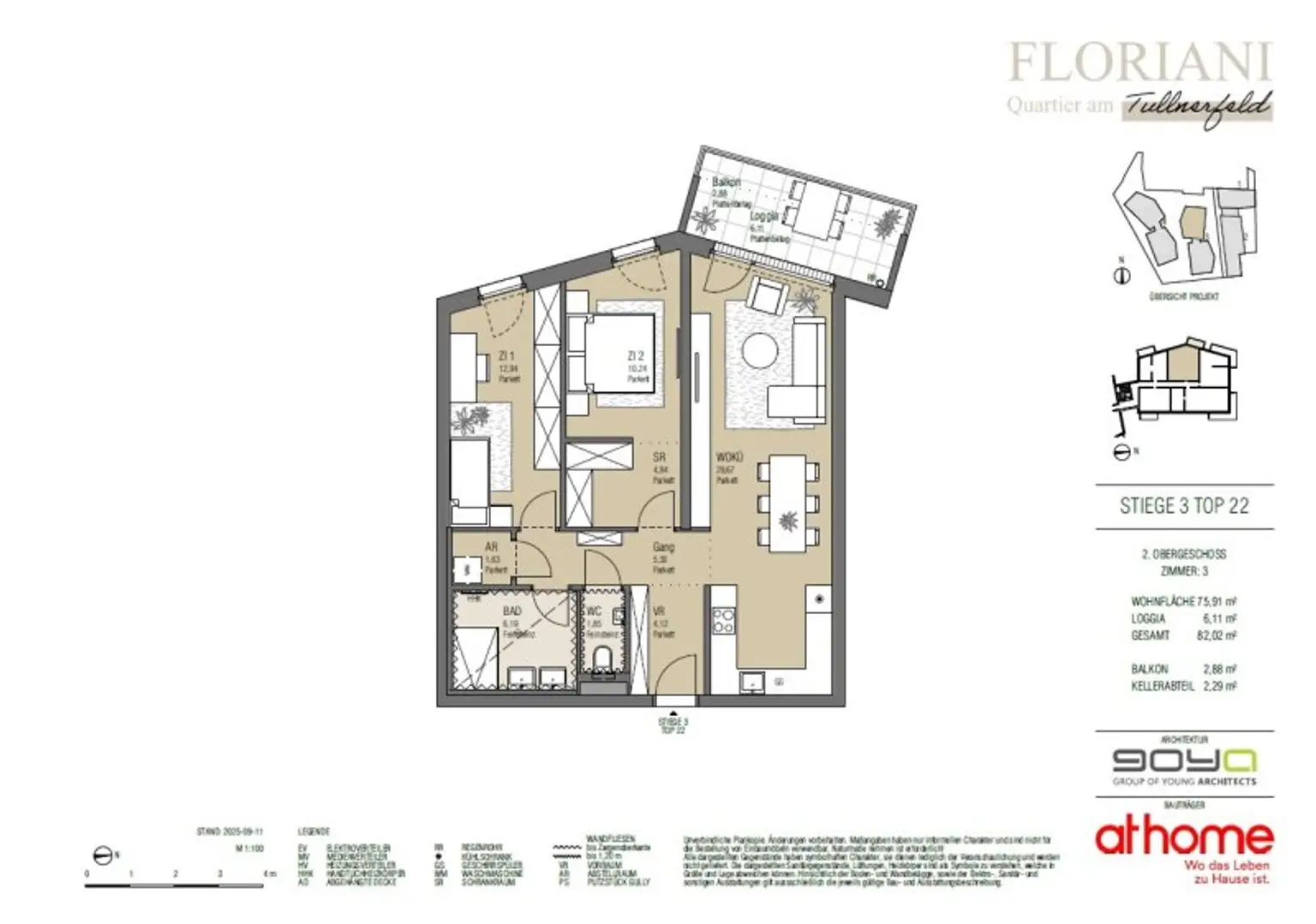 FLORIANI – Quartier am Tullnerfeld - Sonniger Familientraum - Hochwertige Ausstattung für ihr Wohlbefinden - Bahnhof Tullnerfeld in der Nähe