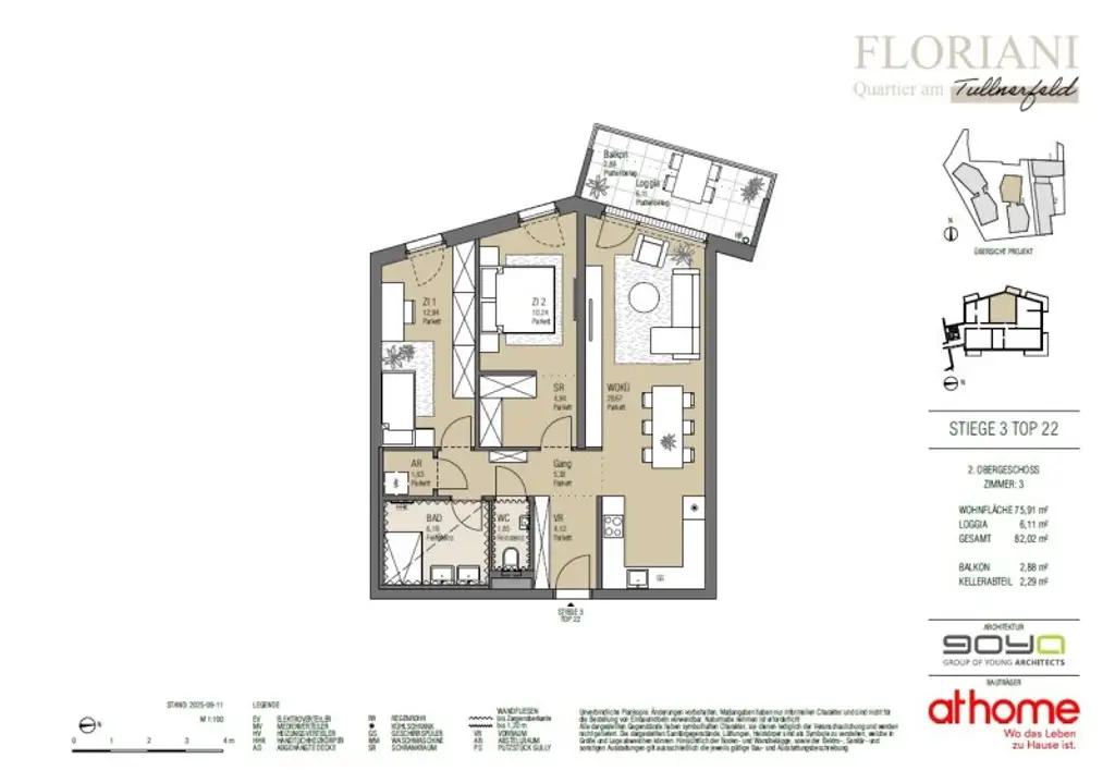 FLORIANI – Quartier am Tullnerfeld - Sonniger Familientraum - Hochwertige Ausstattung für ihr Wohlbefinden - Bahnhof Tullnerfeld in der Nähe
