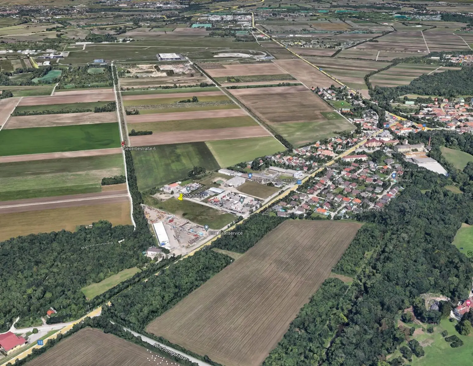 ***GRUNDSTÜCK + PROJEKT für ein topmodernes Betriebsgebäude - Halle+Büros***GÜNSELSDORF-LEOBERSDORF***