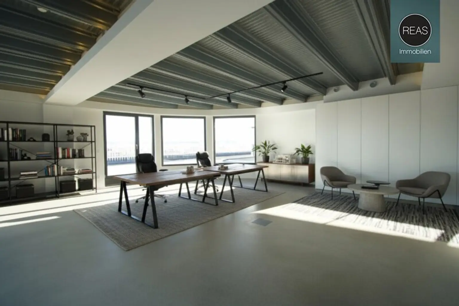 The View! Penthouse Loft mit Dachterrasse samt Wien-Panorama-Blick in der Brotfabrik Wien!