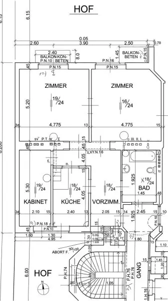 Wohnungsplan