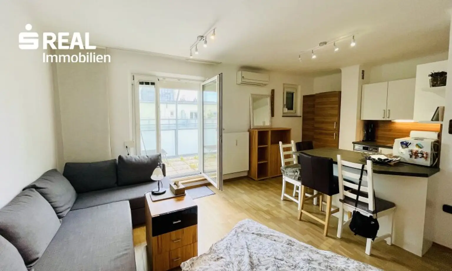 Wohn/ -Schlafzimmer Perspektive 2