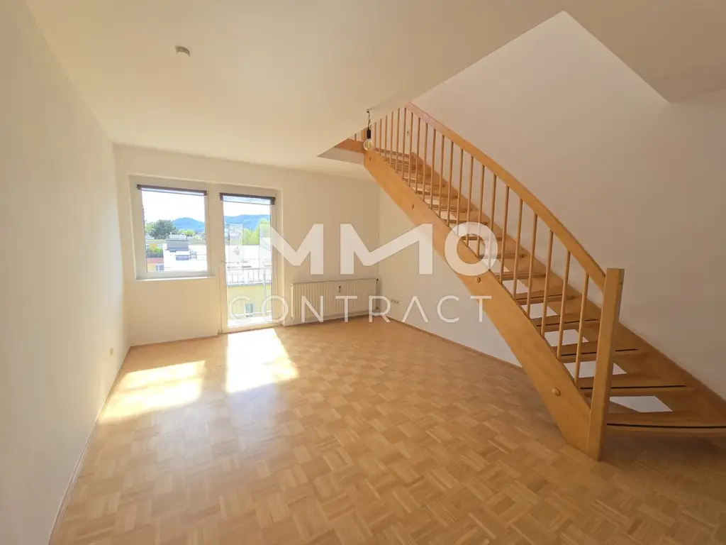 Freundliche 2 Zimmer-MAISONETTE-Wohnung mit Balkon in Innenhoflage - Fischergasse 23 - Top 18