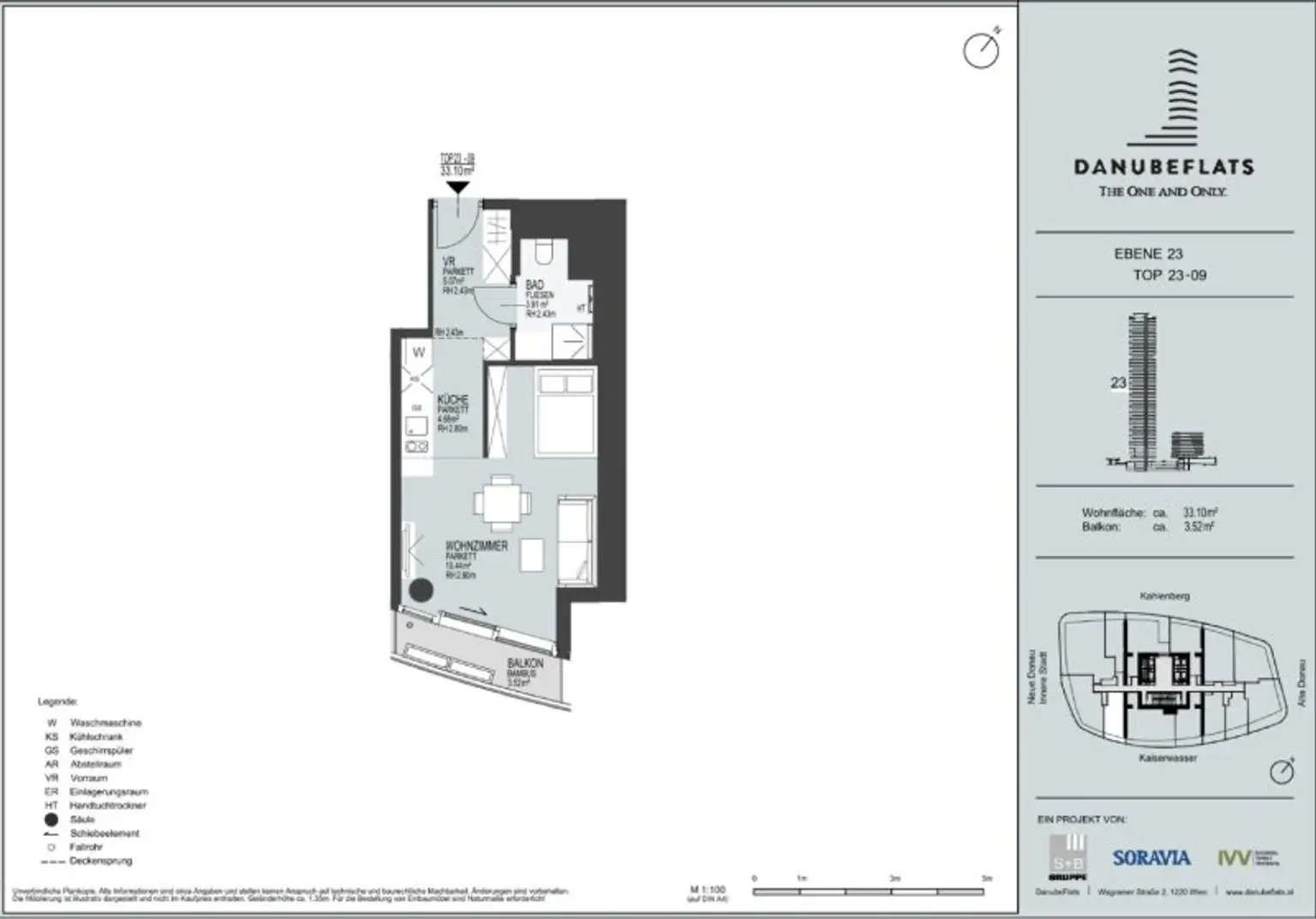 LUXUS ÜBER DEN DÄCHERN WIENS – IHR APARTMENT IM HÖCHSTEN WOHNTURM ÖSTERREICHS