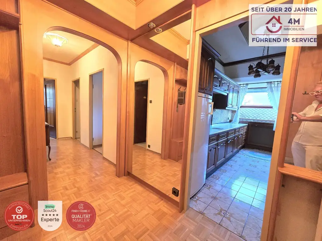 4 Zimmer Neubauwohnung mit uneinsichtbarer Terrasse und Garage in Bestlage des 1230 Bezirkes