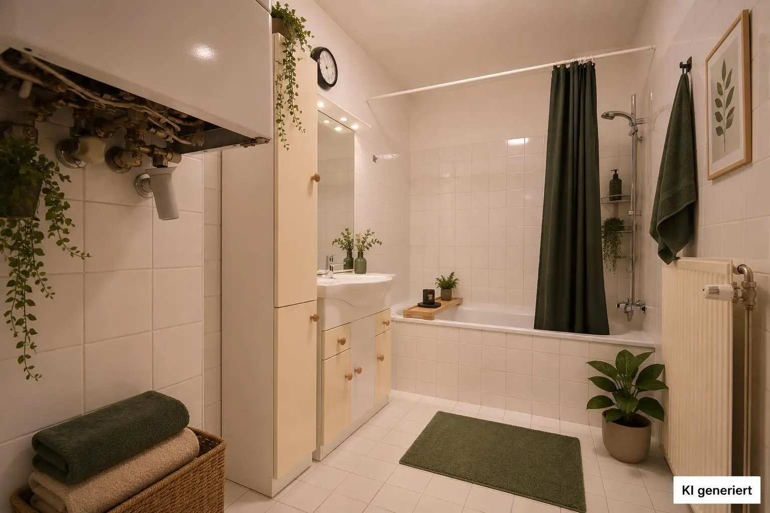 Badezimmer, Einrichtungsvorschlag
