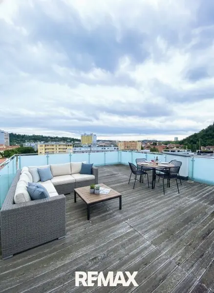 Dachterrasse (Einrichtungsbeispiel)