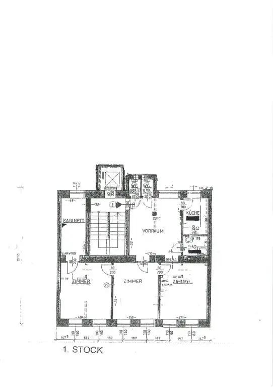 U1 Fussgängerzone - Büro / Bürowohnungkombi