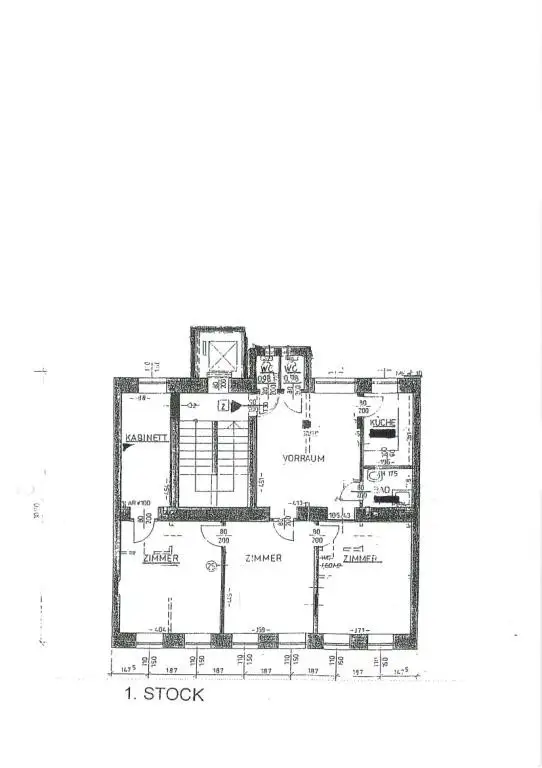 U1 Fussgängerzone - Büro / Bürowohnungkombi