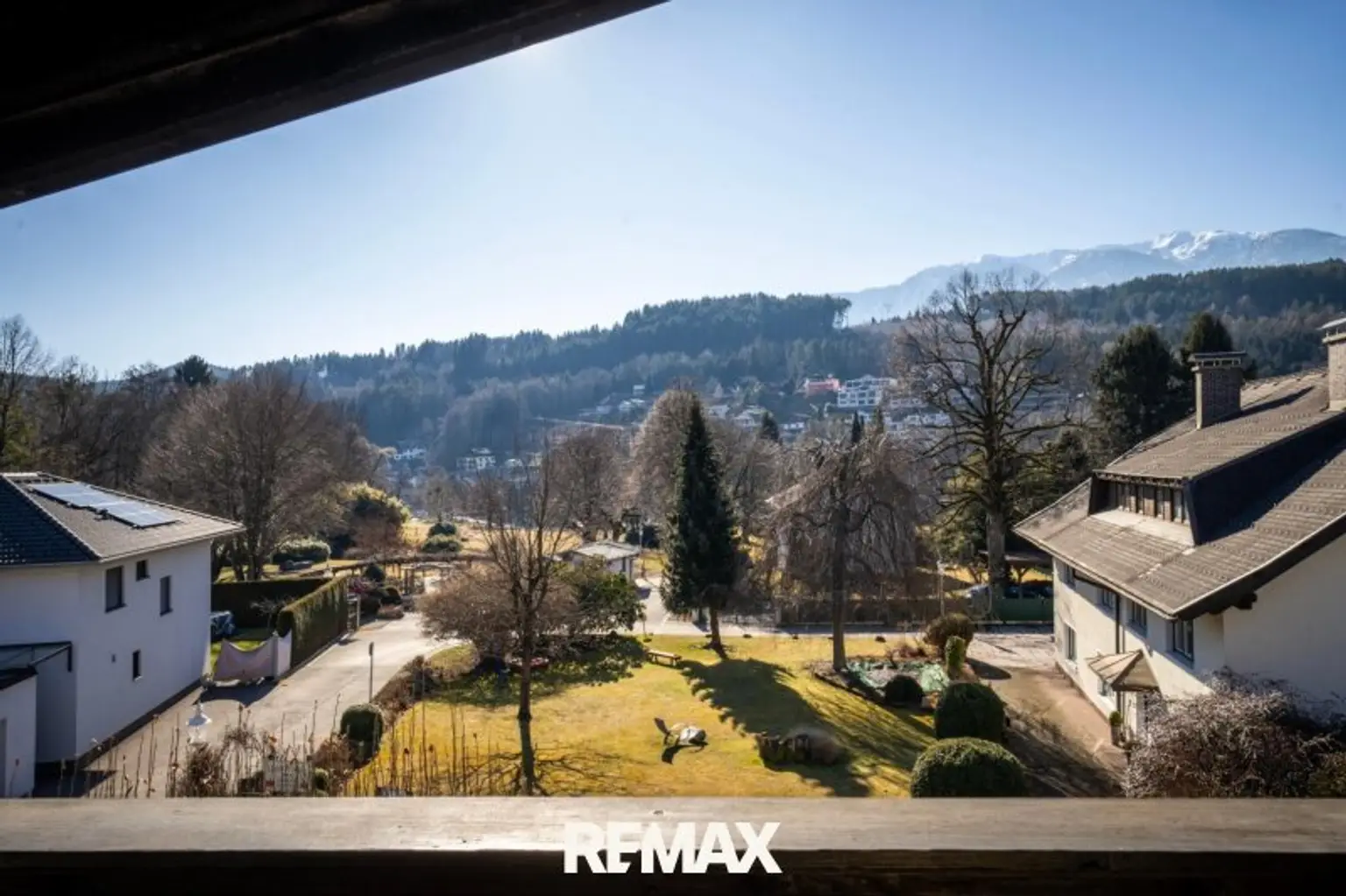 Ausblick vom Balkon