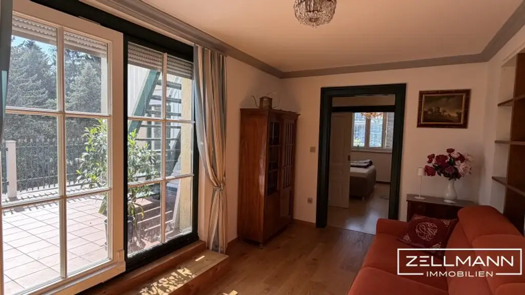 Herrschaftliche Villenetage mit 650 m² Eigengarten und Dachterrasse in Wien-Mauer | ZELLMANN IMMOBILIEN