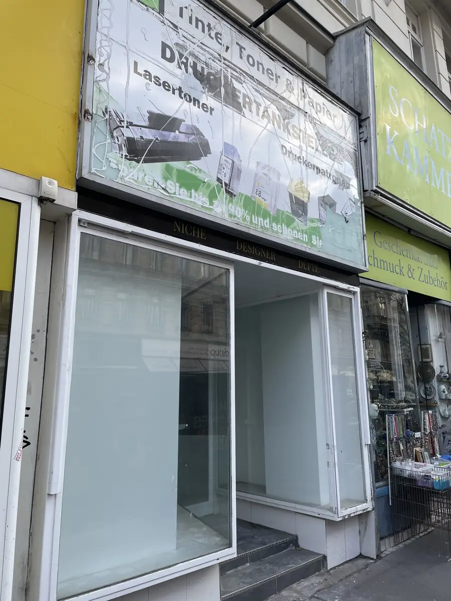 kleines Lokal in der Nussdorfer Straße/Währinger Straße