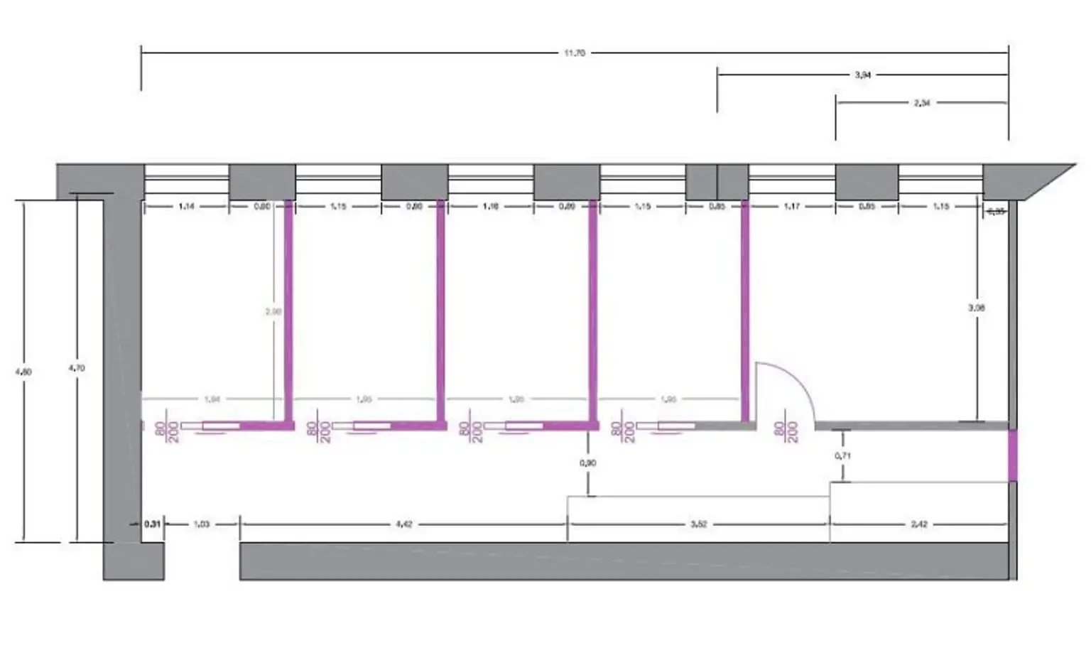 Mitten im wirtschaftlichen Herzen von Simmering nahe U3 Enkplatz: 6 Zimmer (inkl. Büro) mit sehr guter Rendite!