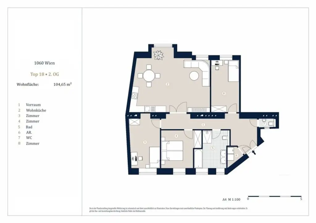 Helle 4-Zimmer Erstbezug, Nähe Westbahnhof