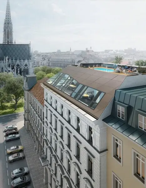 Ferstels Ausblick - baugenehmigter Dachboden in Wiener Bestlage