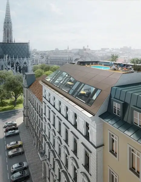 Ferstels Ausblick - baugenehmigter Dachboden in Wiener Bestlage