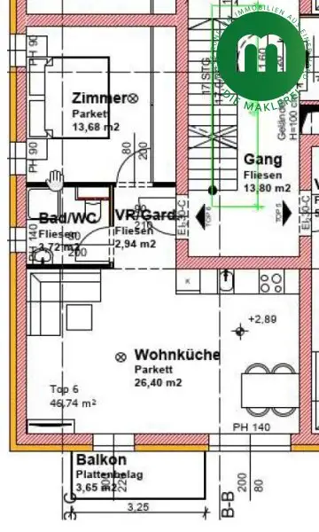 Ihr Rückzugsort im Grünen – Neubauwohnung mit Balkon beim Mühlwasser