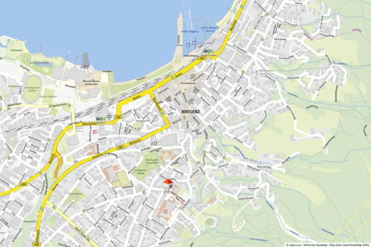 Geolyzer Kartenausschnitt