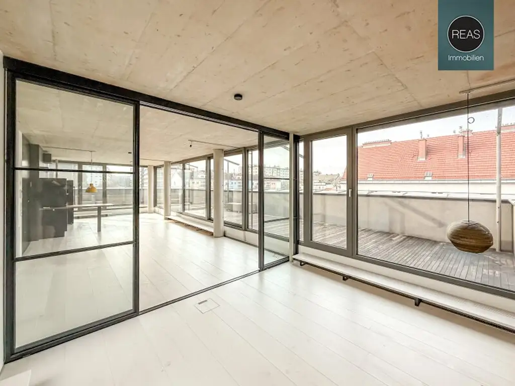 Atemberaubendes Penthouse Loft in der Brotfabrik Wien!