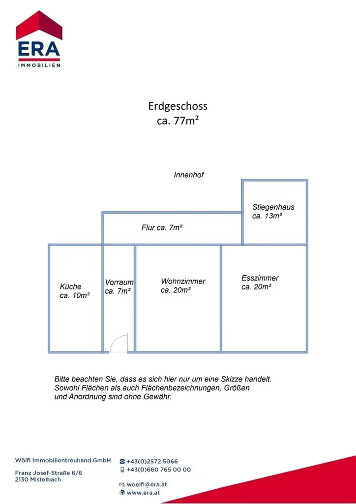 Zur Miete: Nettes Einfamilienhaus mit Presshaus, Kellerröhre, Terrasse & Gartenhütte in Wilfersdorf