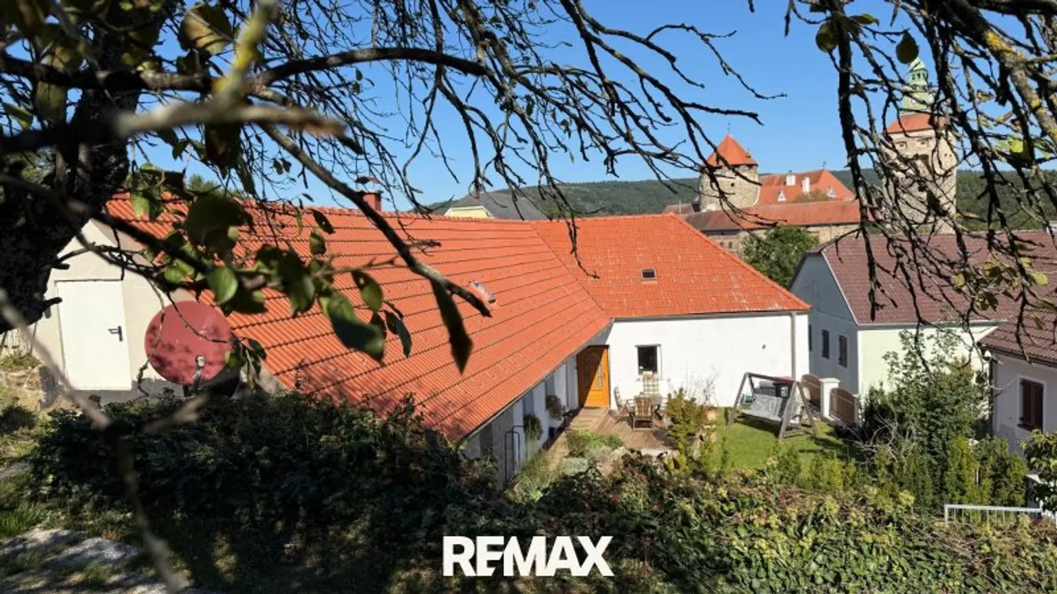 zentrale Lage mit Burgblick