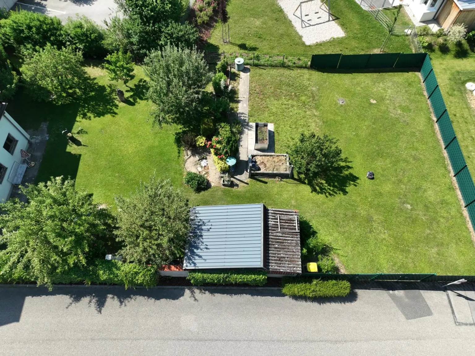 Gartenansicht oben