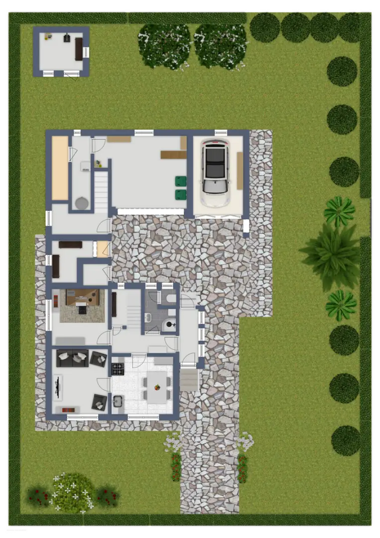 Vielseitiges Mehrfamilienhaus mit Charme und einladendem Garten