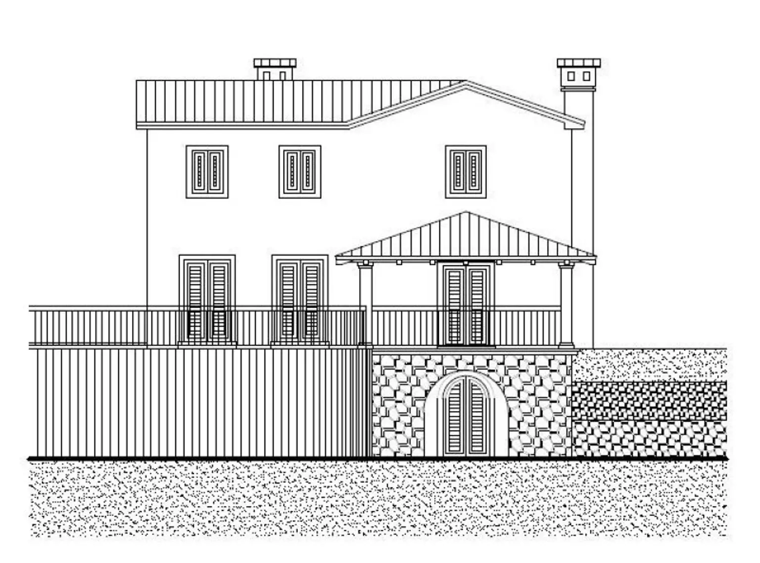 Baugrundstück mit projektiertem Haus in Matulji-Rukavac (Opatija / Kvarner Bucht / Kroatien) zu verkaufen!