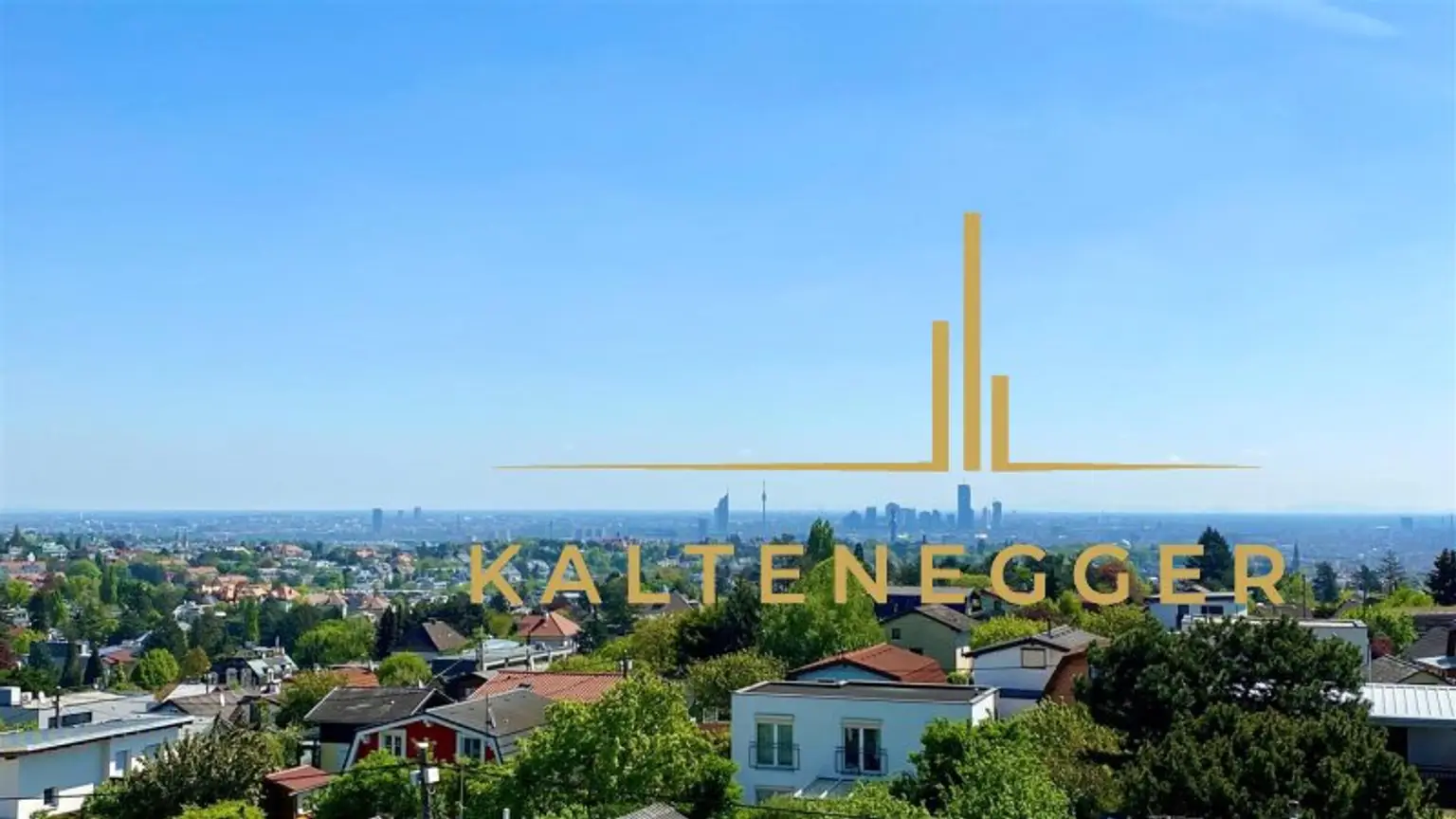 Aussicht Richtung Wien Zentrum