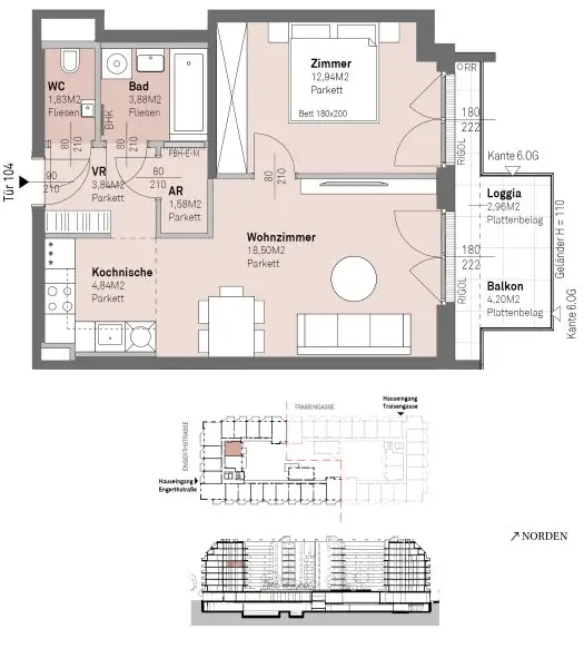 PROVISIONSFREI - Modernes wohnen am Donauufer mit Donaublick!