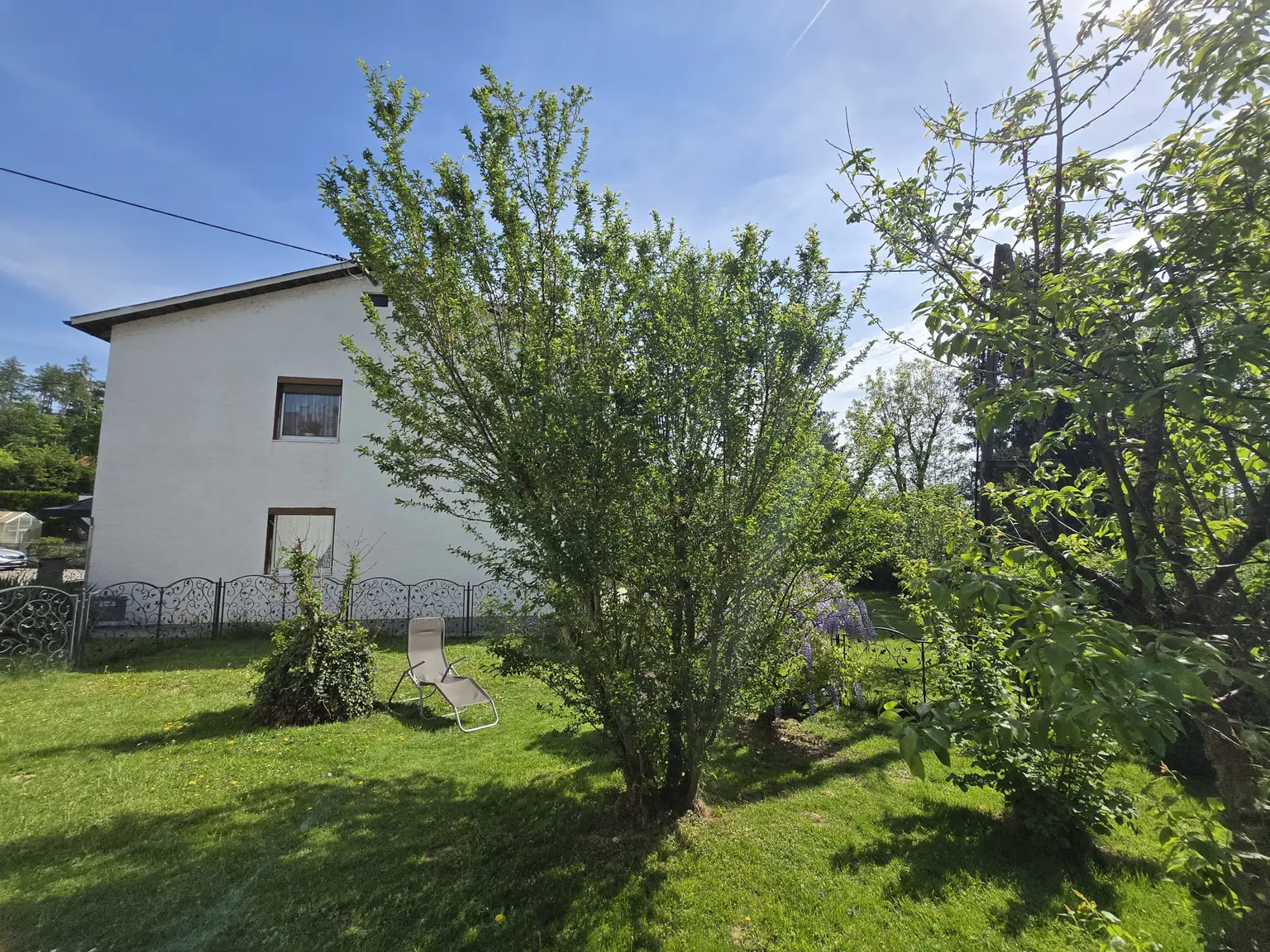Einfamilienhaus und Garten (Westen)