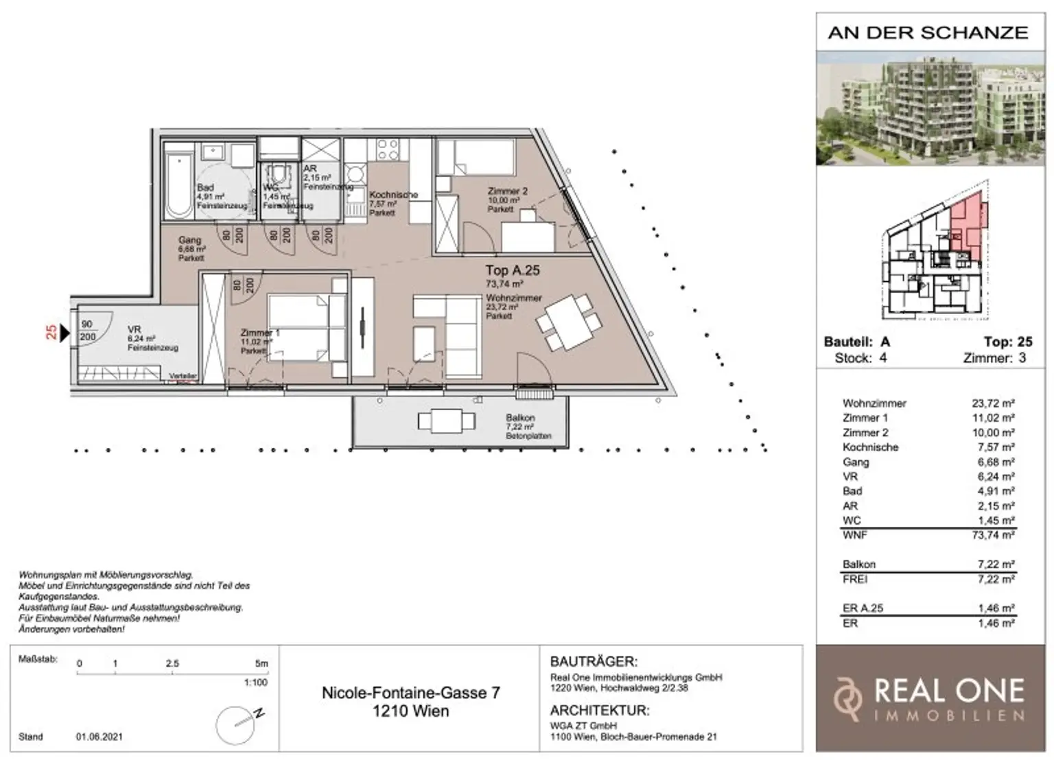 PROVISIONSFREI - THE WATERFRONT CURIOSITY - ABSOLUTE SELTENHEIT – EIGENGRUND BEI DER ALTEN DONAU!