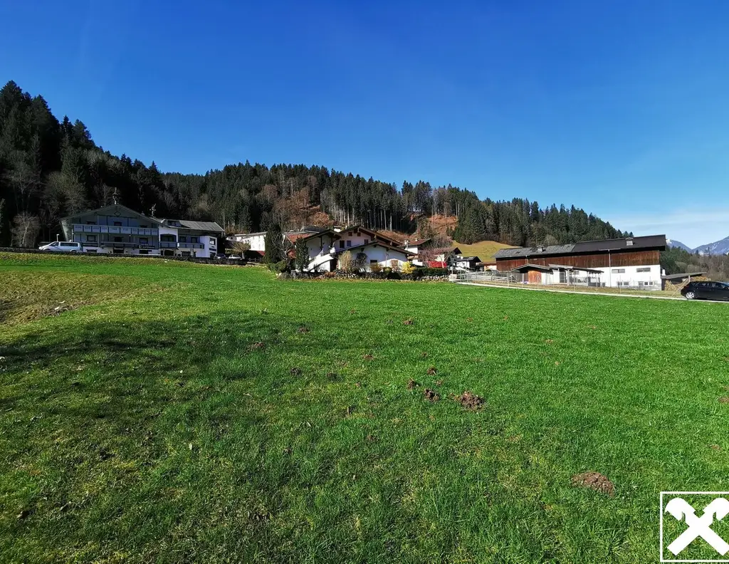 Baugrundstück in sonniger Lage Nähe Skiwelt Wilder Kaiser Brixental
