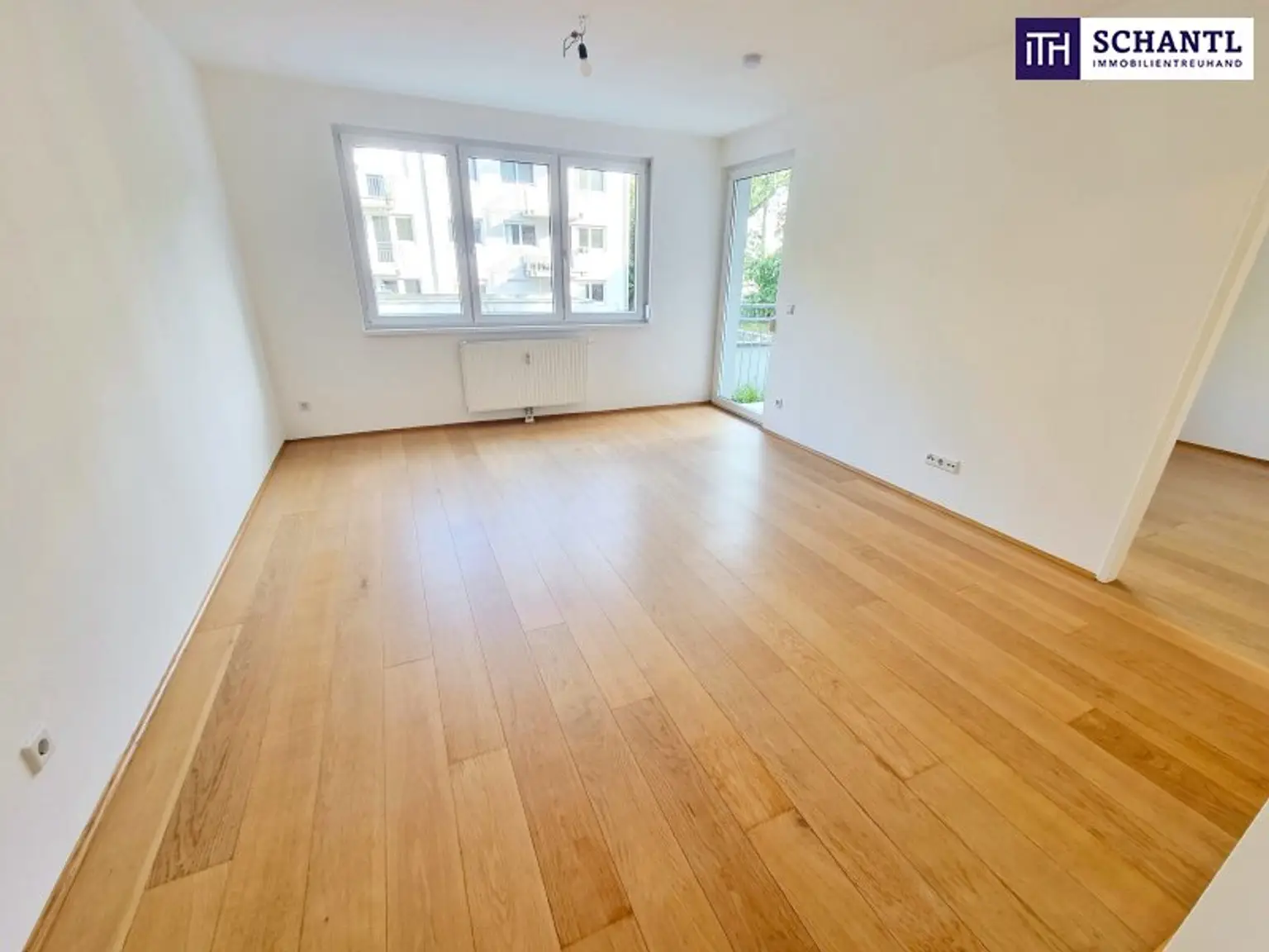 Klein wohnen - groß genießen! Hofseitige Neubauwohnung mit Balkon und Grünblick! Perfekte Raumaufteilung + Beste Vermietbarkeit + Garagenplatz optional! Jetzt zugreifen!