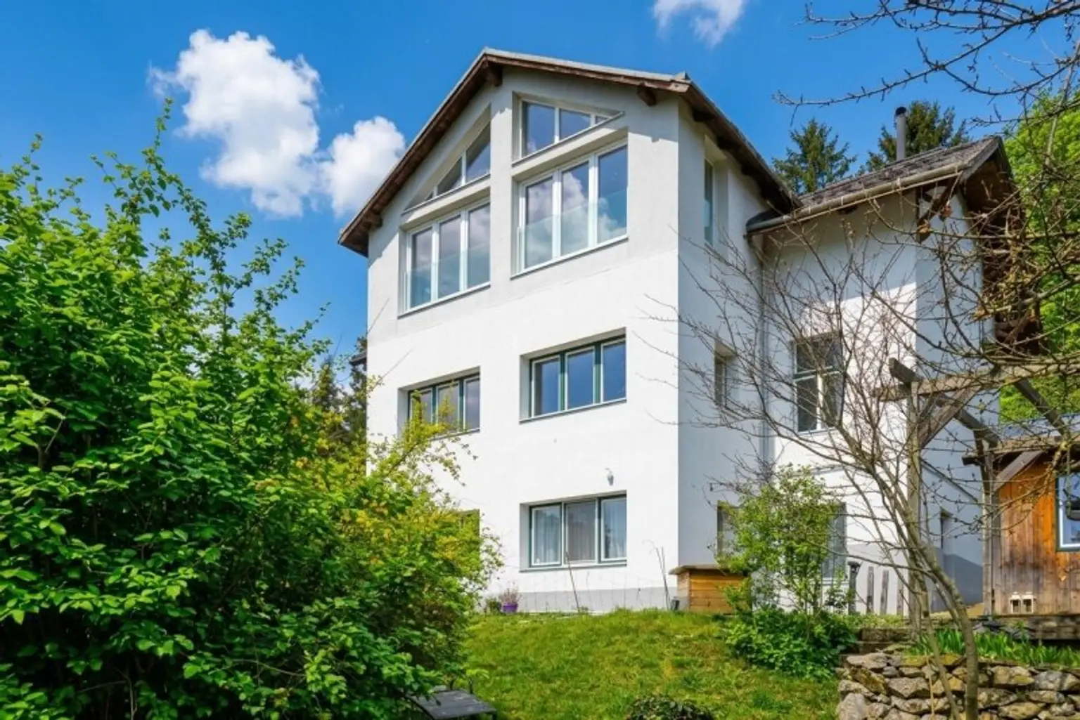 Hausansicht Gartenseite