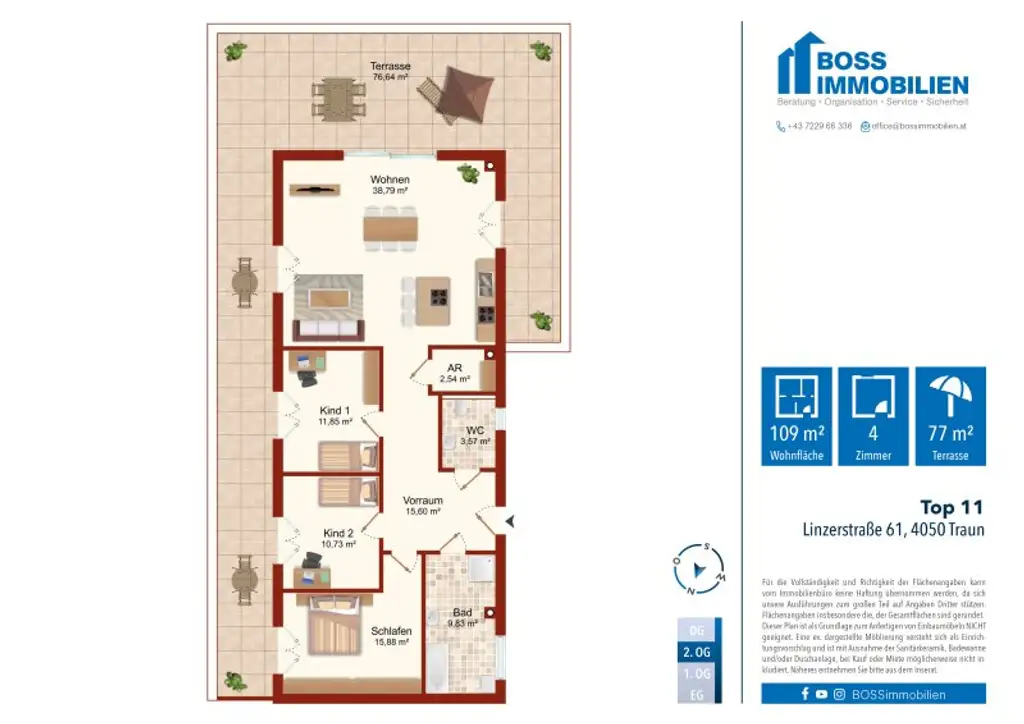Modern Living | Top 11 | Baustart erfolgt | mit Luxus-Terrasse